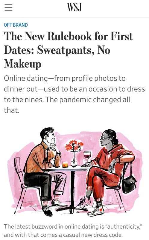 Wall Street Journal - Eddie Hernandez, First Date Attire, What To Wear On A Date, Men, Women