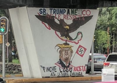 Donald Trump Mexico City Street Art