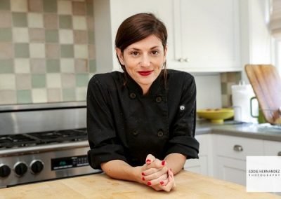 Kayla Fowler, Indoor Kitchen Chef Portrait Headshot Example, Pose, Woman, Female - San Francisco Bay Area Photographer