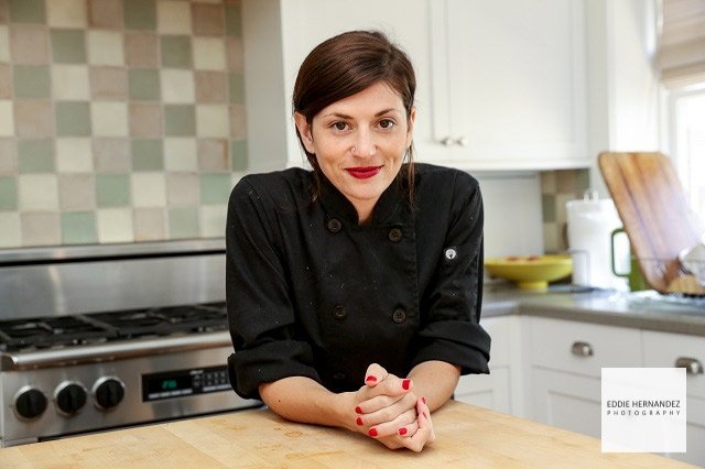 Kayla Fowler, Indoor Kitchen Chef Portrait Headshot Example, Pose, Woman, Female - San Francisco Bay Area Photographer