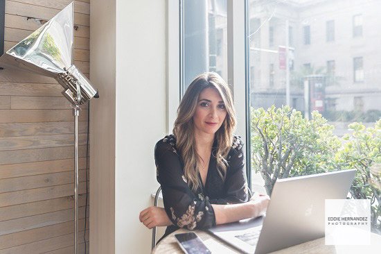 Environmental Not So Corporate Headshot, Young Professional Female Example, Personal Branding