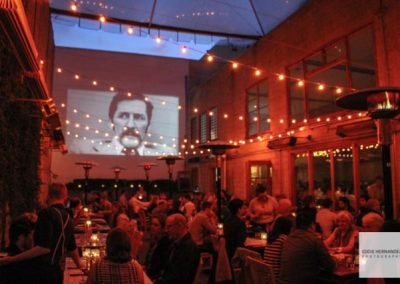 Restaurant Movie Projector Patio, Foreign Cinema, Mission District, San Francisco