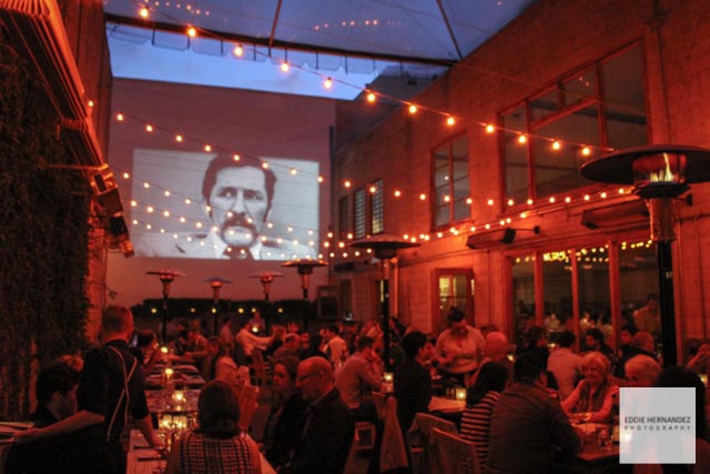 Restaurant Movie Projector Patio, Foreign Cinema, Mission District, San Francisco