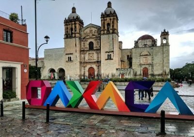 Oaxaca, Mexico Tourism Sign