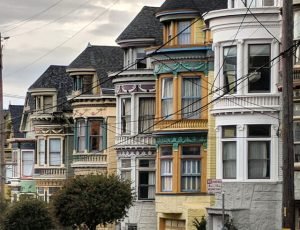 Victorian Homes, Haight Ashbury, San Francisco, California