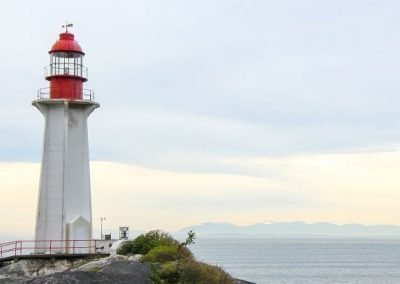 Brockton Point Lighthouse, Stanley Park, Vancouver, British Columbia, Canada