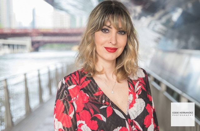 Not So Corporate Female Professional Headshot | Chicago Riverwalk, Example, Pose, Outdoors