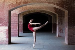 Industrial Brick Building Ballet Dance Photo Portrait