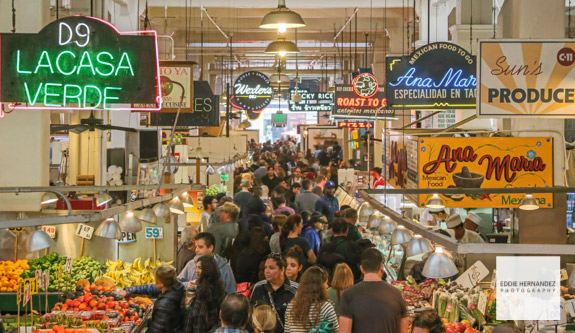 Los Angeles DTLA Grand Central Market Interior