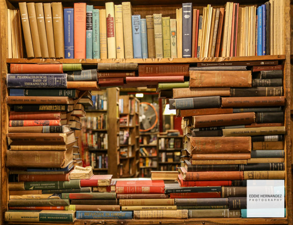 The Last Bookstore, Downtown Los Angeles Cutout Bookshelf