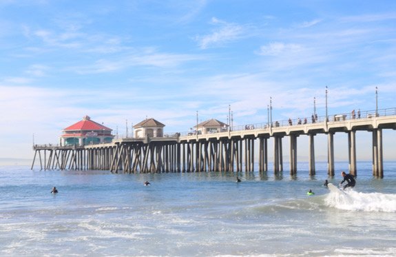 Huntington Beach Pier, Los Angeles, California