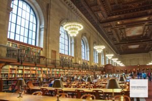 New York Public Library Interior View