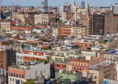 New York City, Aerial Rooftop View, SoHo