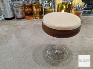 Espresso Bourbon Martini Cocktail Drink | SF Beverage Photographer