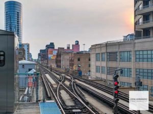 Chicago Subway Line Platform