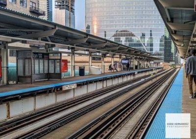 Chicago Subway Line Platform
