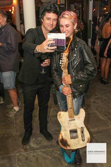 Billie Joe - Green Day, Fan Pose Selfie, Mill Valley Film Festival, Tiburon