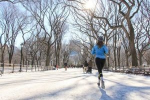 Female Outdoor Athlete Fitness Portrait, Lifestyle Nature, Running Photo Idea, Pose, NYC Central Park
