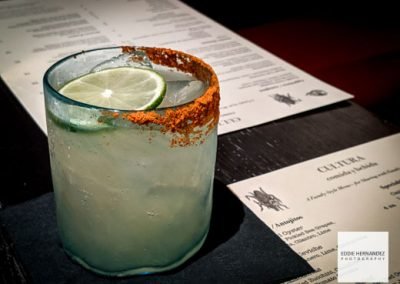 Margarita Cocktail Closeup // Salted Rim with Lime Wedge // Cultura Mexican Restaurant, Carmel, California