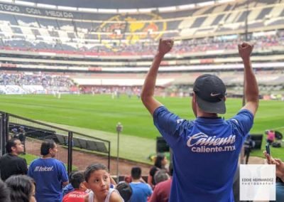 Azteca Stadium Interior, Cruz Azul Soccer Game, Mexico City