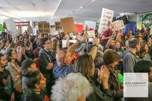 SFO Muslim Travel Ban Protest, 2017, San Francisco International Airport