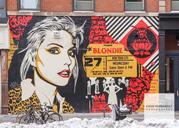 Blondie Mural, NYC
