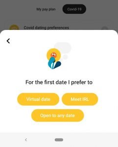 Bumble Covid Dating Preferences