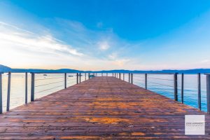 Lake Tahoe Dock View - San Francisco Travel Photographer