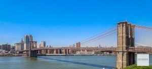 Brooklyn Bridge, Manhattan Skyline, New York, New Yorka