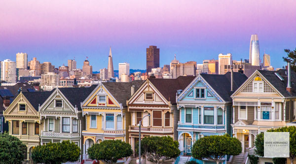 San Francisco, Alamo Square, Painted Ladies