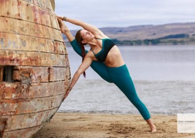 Yoga Portrait Pose, Woman's Yoga Photoshoot Example, Female Fitness, Wellness Photo - Marin County
