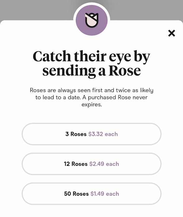 Hinge Roses - Price, Cost, Subscription