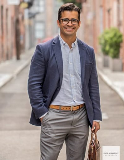 Men's Attorney Outdoor Professional Headshot For Linkedin Taken In San Francisco