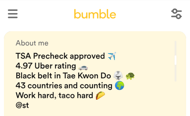 Worst Bumble Bio, Bad Bumble About Me, Bumble Profile Examples, Bumble Bio Woman, Bumble Profile Female