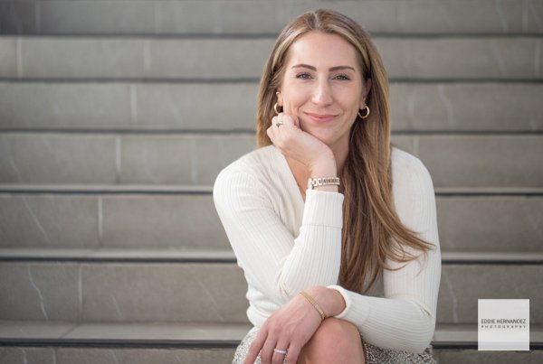 Womans-Seated-Modern-Lifestyle-Business-Portrait-Oakland-Professional-Headshot-3196 Woman's Outdoor Professional Business Lifestyle Seated Portrait Taken In Oakland, San Francisco Bay Area