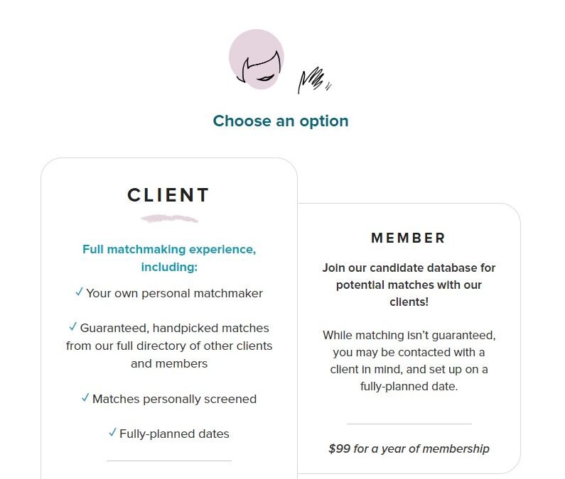 Tawkify Cost, Price Tawkify Client vs Tawkify Member