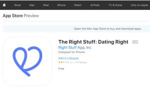 The Right Stuff Dating App Review