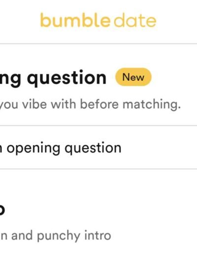 Bumble Opening Questions List, Bumble Profile Template